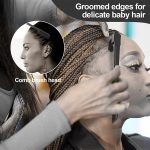 ⁦مجموعة امشاط ناعمة من 5 قطع من لونيميا - مشط شعر بشعيرات بلاستيكية، مشط تضييق، فرشاة حافة مزدوجة الجوانب، مشط ذيل الفئران لتصفيف الشعر وتسريحه⁩ - الصورة ⁦5⁩
