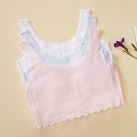 ⁦حمالة صدر للتدريب للبنات 8-14 سنة من فيلسكين، حمالة صدر رياضية بدون خياطة بظهر متقاطع بدون خياطة، حمالة صدر مريحة بدون خياطة⁩ - الصورة ⁦5⁩