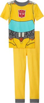 ⁦طقم بيجامة من القطن مكون من 4 قطع للاولاد الصغار/الكبار⁩ - الصورة ⁦9⁩