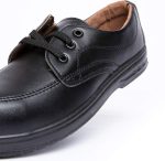 ⁦جلادياتور حذاء سيفتي 004 اسود، مقدمة من الالياف المركبة ونعل اوسط كيفلار، معتمد من سي اي⁩ - الصورة ⁦5⁩