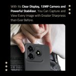 ⁦تي سي اتش هاتف ذكي ون ثنائي شرائح الاتصال 4+128 - اسود⁩ - الصورة ⁦3⁩