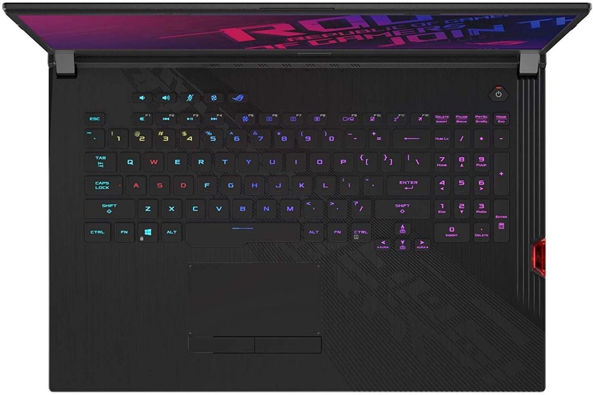 ⁦اسس لابتوب العاب روج ستريكس سكار III (2019) 17.3 انش 240Hz نوع IPS FHD، انفيديا جيفورس RTX 2070، انتل كور i7-9750H، 16GB DDR4، 1TB فايركودا، كيبورد RGB لكل مفتاح، ويندوز 10 هوم، G731GW-KH71⁩ - الصورة ⁦3⁩