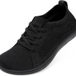 ال ران حذاء بيرفوت للنساء بمقدمة عريضة بدون سقوط بتصميم بسيط جيد التهوية مناسب للمشي والجري في الاماكن المغلقة والمفتوحة