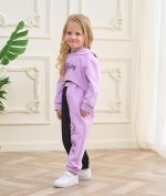 ⁦بنطلون رياضي للبنات الصغيرات من اكسوميتي (عبوة من قطعة واحدة)⁩ - الصورة ⁦3⁩