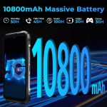 ⁦جوال صلب اصلي من هوت ويف هايبر 7 برو 5G، 36GB + 256GB/2TB اندرويد 14، شاشة 6.6 انش FHD+ 2K، بطارية 10800mAh، كاميرا 200MP + 32MP، ثماني النواة، شريحتين اتصال، ان اف سي، او تي جي، 120 هرتز، 33 واط⁩ - الصورة ⁦6⁩