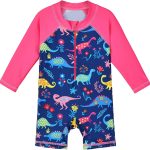 اكس اف جيرلز زي سباحة للبنات والاطفال من عمر 6 شهور الى 11 سنة، ملابس سباحة صيفية امنة للشمس