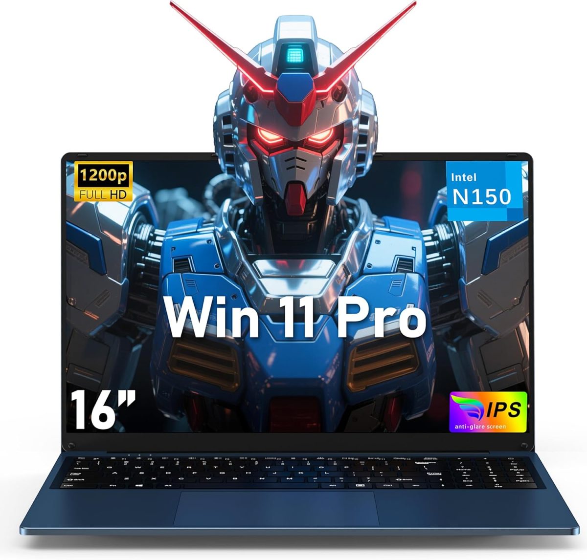 نياكون 16 انش 16GB RAM 512GB SSD | معالج N150 | FHD 1920 × 1200 | زاوية مفتوحة 180 | كيبورد باضاءة خلفية | ويندوز 11 برو | فتح بصمة الاصبع | رسومات UHD 750MHz