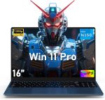 نياكون 16 انش 16GB RAM 512GB SSD | معالج N150 | FHD 1920 × 1200 | زاوية مفتوحة 180 | كيبورد باضاءة خلفية | ويندوز 11 برو | فتح بصمة الاصبع | رسومات UHD 750MHz