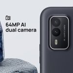 ⁦اتش ام دي هاتف ذكي XR21 5G | اندرويد 12 | هاتف ذكي متين غير مقفل | ثنائي شرائح الاتصال | اصدار امريكي | 6/128GB | شاشة 6.49 انش | كاميرا مزدوجة 64MP | اسود ميدنايت⁩ - الصورة ⁦4⁩
