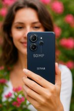 ⁦لونار هاتف ذكي L1 5G مفتوح بنظام اندرويد من اكليبس، شاشة 6.79 انش، بطارية 5000mAh، شحن سريع، كاميرا خلفية 50MP+5MP+2MP مع تقنية الذكاء الاصطناعي، كاميرا امامية 16MP، اندرويد 14، ازرق اورا⁩ - الصورة ⁦4⁩