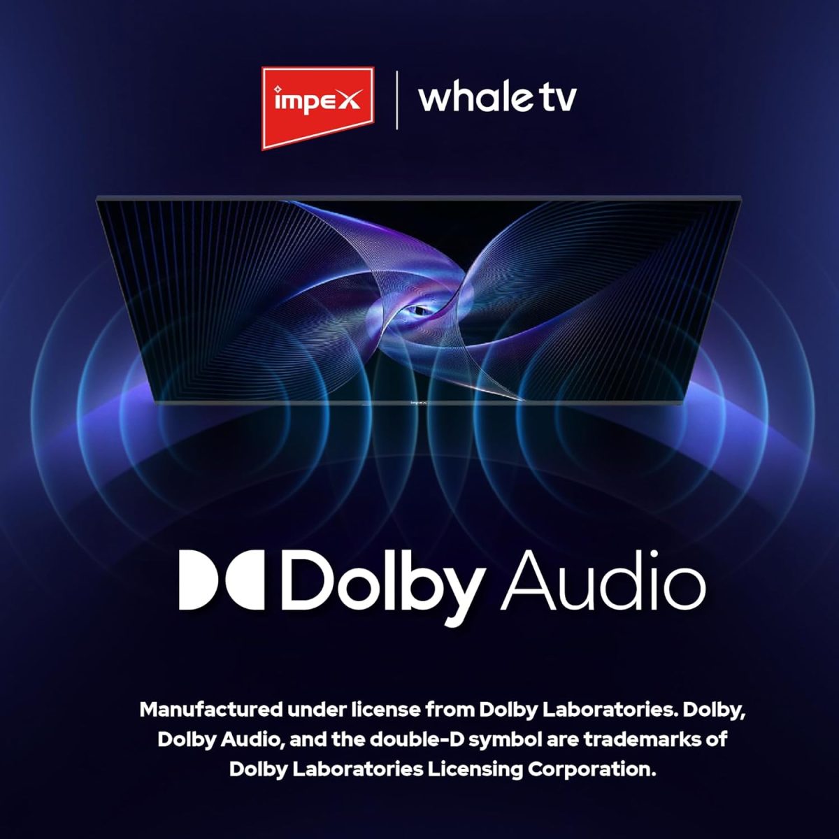 ⁦امبيكس تلفزيون ويل او اس ذكي 55 بوصة QLED (Wios55Q)، تلفزيون UHD 4K، مساعد صوت Ai ChatGPT، ذاكرة RAM 1.5GB، تخزين 8GB، 2×HDMI، 2×USB، عرض 176 درجة، لوحة A+، نتفليكس/برايم/يوتيوب، كفالة عامين⁩ - الصورة ⁦5⁩