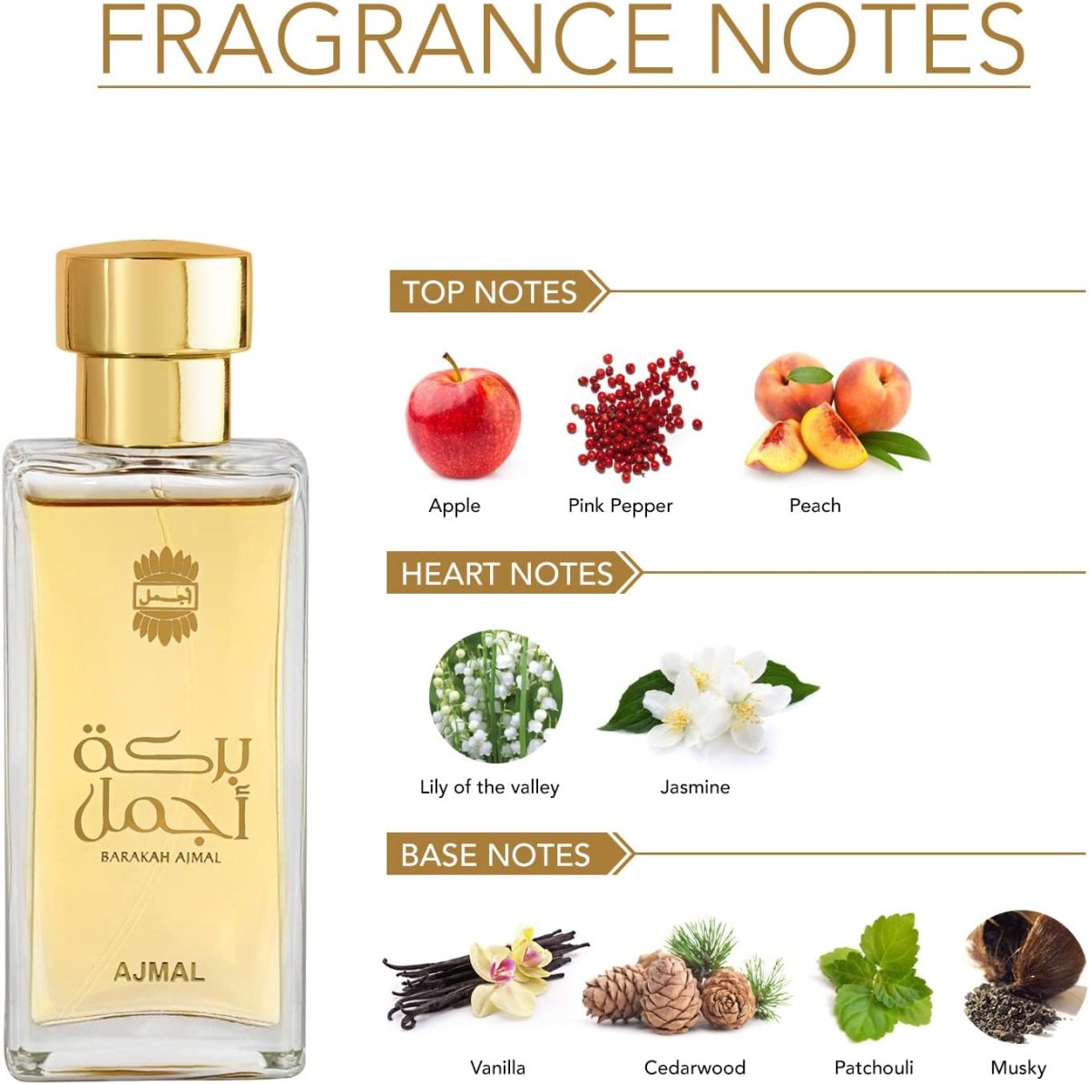 ⁦اجمل عطر بركة او دي بارفان 50 مل يدوم طويلا هدية للرجال والنساء⁩ - الصورة ⁦2⁩