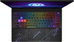 ⁦MSI لابتوب العاب بالس 16 AI 16 انش 240Hz QHD+ بمعالج انتل كور الترا 9-185H وانفيديا جيفورس RTX 4060 وذاكرة 32GB DDR5 وذاكرة مستديمة SSD 1TB نوع C وويندوز 11 برو اسود C1VFKG-063US⁩ - الصورة ⁦5⁩