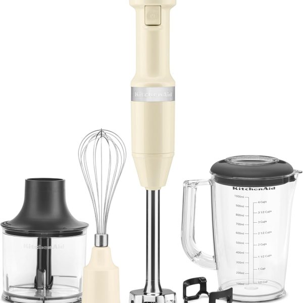 كيتشين ايد خلاط يدوي سلكي 5KHBV83BAC (كريم اللوز)