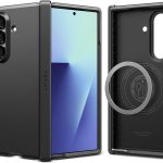 سبايجن حافظة تاف ارمور برو ماج فيت لهاتف سامسونج جالاكسي Z فولد 7 [متوافق مع ماج سيف] غطاء (2025) - اسود