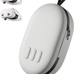 شنطة حمل لميتا كويست 3 اس/كويست 3 من زوزوفر، متوافقة مع حزام بطارية ايليت ووحدات التحكم وغيرها من الملحقات، حافظة صلبة وحماية فائقة للسفر، رمادي