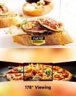 ⁦تلفزيون مطبخ 15.6 انش من سيلفوكس، تلفزيون 1080P FHD تحت الخزانة مع متجر تطبيقات، مساعد صوتي، كروم كاست، 12 فولت للمساحات الصغيرة والمطبخ وغرفة النوم والمركبات الترفيهية - يناسب الخزائن الضيقة⁩ - الصورة ⁦4⁩