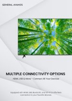 ⁦افانوس تلفزيون اندرويد بدون حواف بدقة FHD مقاس 43 بوصة⁩ - الصورة ⁦2⁩