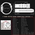 ⁦سوار ساعة بديل من السيليكون سريع الفك مقاس 26 ملم لساعة فينكس 7x سافاير سولار فينيكس 6x برو سولار فينيكس 5x 3 اتش ار لجارمين ايبيكس 2 برو سافير 51 ملم ديسنت Mk1/2/2i من ازوني⁩ - الصورة ⁦4⁩