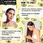 ⁦ناتشر فايب بوتانيكالز زيت افوكادو 200 مل نقي وطبيعي 100% رائع للعناية بالبشرة والشعر⁩ - الصورة ⁦5⁩