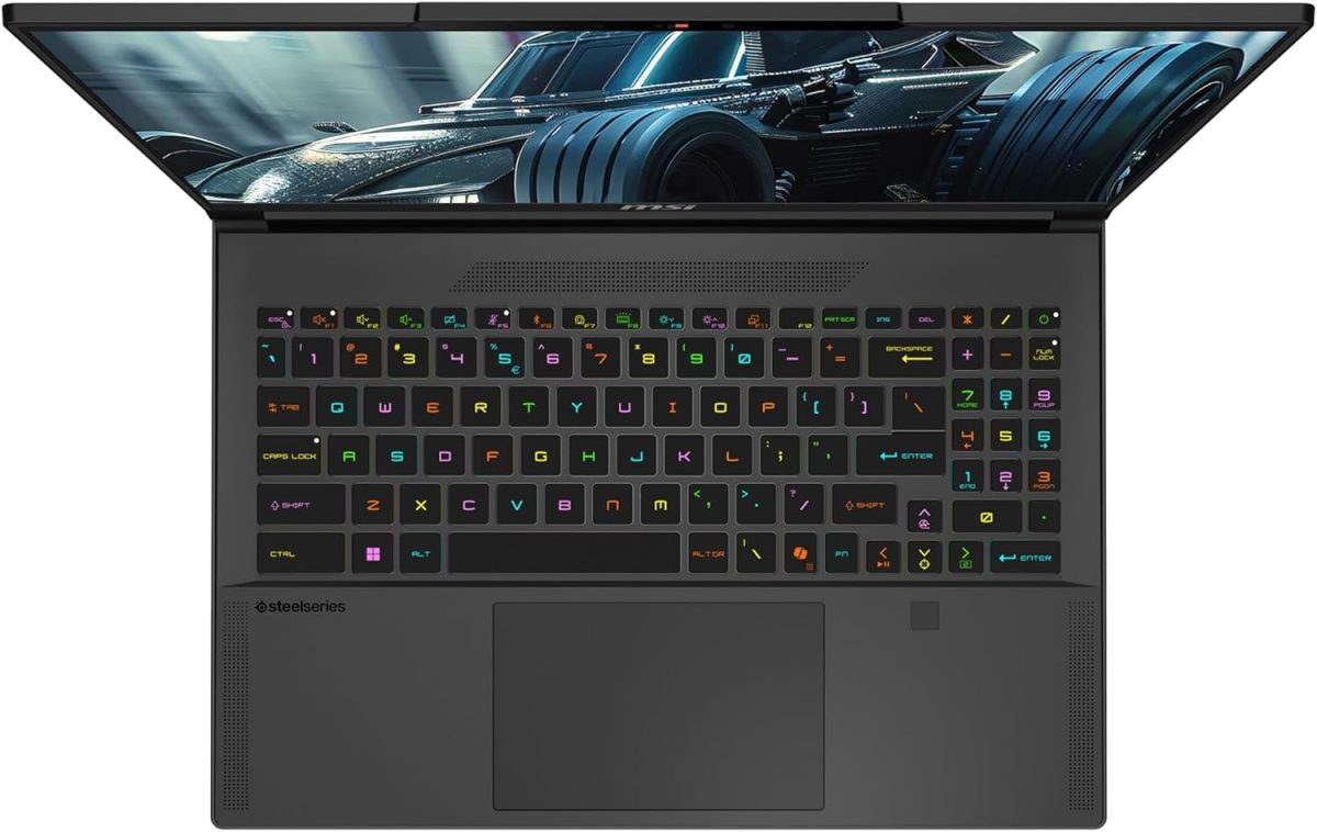 ⁦MSI لابتوب العاب ايه 16 ايه اي بلس من كريتور، AMD رايزن AI 9-365، 32GB LPDDR5x RAM، 4TB PCIe SSD، شاشة 16 انش QHD+ (2560x1600)، انفيديا جي فورس RTX 4060، كيبورد RGB لكل مفتاح، W11 برو، رمادي قمري⁩ - الصورة ⁦5⁩