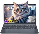 لابتوب العاب 2025 17.3 انش DDR4 16GB SSD 512GB سيليرون N150 (4C/4T حتى 3.6GHz) واي فاي 5 بلوتوث 4.2 وكيبورد باضاءة خلفية وبطارية 6 ساعات وUSB 3.0 وHDMI وويندوز 11 برو