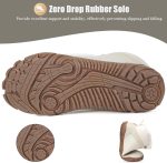 ⁦سيستكي احذية بيرفوت للرجال والنساء، احذية شتوية مبطنة مقاومة للماء، احذية خارجية مضادة للانزلاق للمشي لمسافات طويلة والثلوج، احذية شتوية بمقدمة عريضة⁩ - الصورة ⁦4⁩