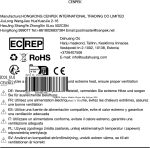 ⁦جوال سينيور 4G بزر كبير غير مقفل وبطارية سوداء 1000mAh زر SOS لكبار السن بتصميم بسيط بسيط من سينبيك⁩ - الصورة ⁦13⁩