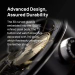 ⁦هواوي ساعة ذكية وسماعات راس وساعة ذكية في جهاز واحد، بخاصية الغاء الضوضاء بالذكاء الاصطناعي والذكاء الاصطناعي للمكالمات، متوافقة مع اندرويد واي او اس، اسود، اصدار عالمي اوروبي/بريطاني⁩ - الصورة ⁦8⁩