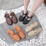 ⁦Jelly Sandals Closed Toe Beach Summer Shoes⁩ - الصورة ⁦7⁩