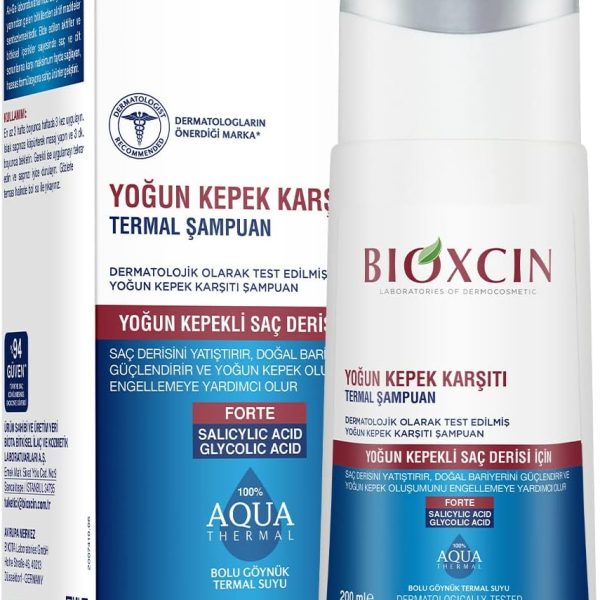 بيوكسين شامبو حراري مضاد للقشرة، 200 مل، مع حمض الساليسيليك والزنك