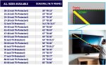 ⁦واقي شاشة تلفزيون 63-65 بوصة للتلفزيون LCD وLED وOLED وQLED 4K HDTV⁩ - الصورة ⁦6⁩