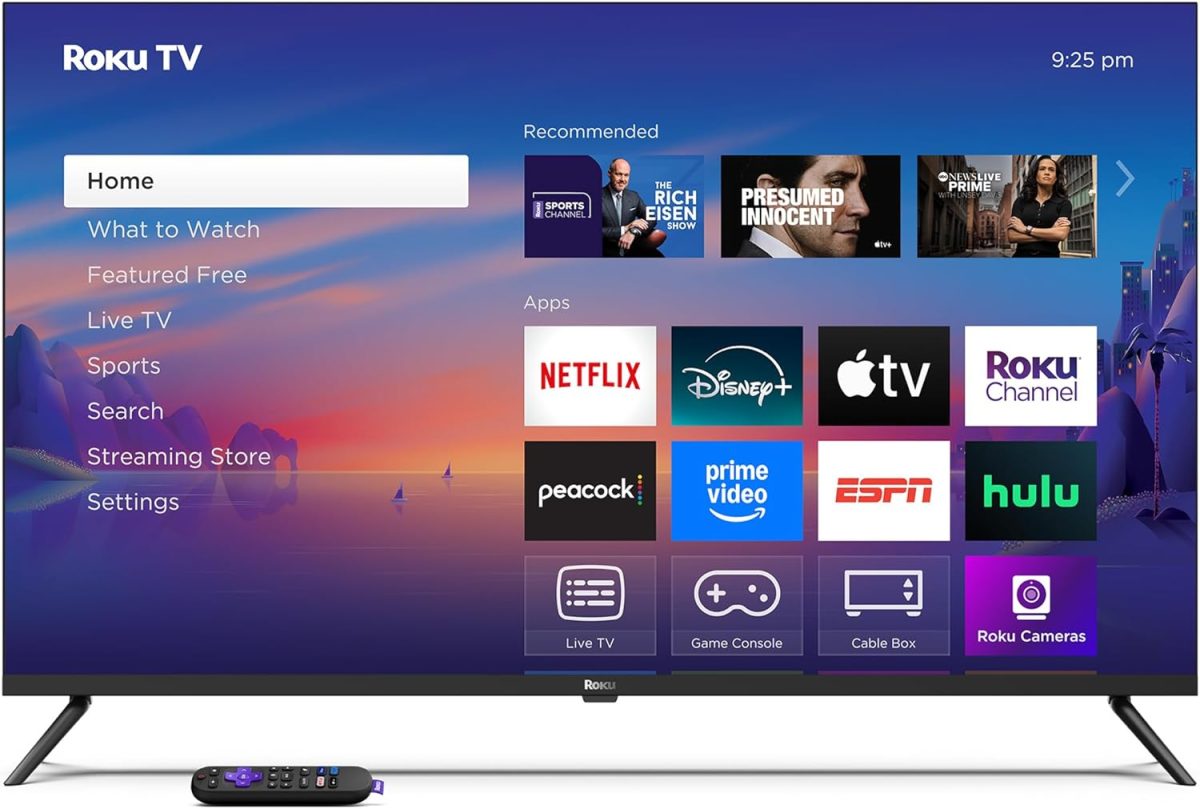 ⁦روكو تلفزيون ذكي 2025 - 43 بوصة سلسلة مختارة، تلفزيون 4K HDR - روكو تي في مع جهاز تحكم صوتي محسن - تلفزيون LED بشاشة مسطحة مع واي فاي لبث الأخبار المحلية المباشرة والرياضة والترفيه العائلي⁩ - الصورة ⁦13⁩