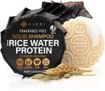 فيوري لوح شامبو نيتيف ايسنس خالٍ من العطور - مصنوع يدويًا من ماء ارز لونغ شينج ومكونات طبيعية - خالي من الكبريتات والبارابين والفثالات ودرجة حموضة متوازنة 100% ونباتي 100% وبدون نفايات