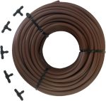 ⁦IRRICLIC TU RIEGO A UN CLIC Te for microtube 4 mm أسود 50 قطع⁩ - الصورة ⁦3⁩