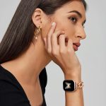 ⁦يو بيك سوار معدني متوافق مع سوار ساعة ابل 40 ملم 38 ملم 41 ملم 42 ملم 44 ملم 45 ملم 46 ملم للنساء - سوار ساعة سلسلة فاخر لسلسلة اي ووتش 10 9 8 7 6 5 4 3 2 1 اس اي⁩ - الصورة ⁦5⁩
