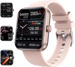 ساعة ذكية عصرية لمرضى السكري، ساعة ذكية F57L لمراقبة نسبة الجلوكوز في الدم، ساعة ذكية غير جراحية لاختبار نسبة السكر في الدم، ساعة رياضية عصرية بدون الم (بينك)