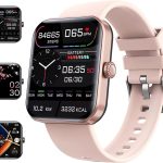 ساعة ذكية عصرية لمرضى السكري، ساعة ذكية F57L لمراقبة نسبة الجلوكوز في الدم، ساعة ذكية غير جراحية لاختبار نسبة السكر في الدم، ساعة رياضية عصرية بدون الم (بينك)