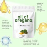 ⁦زيت الاوريجانو، زيت الاوريجانو 2 في 1 مع بذور سوداء O/IL، البذور السوداء O/il العضوية Ca/psules، اوريجانو البري Oi/l Ca/psules، اوريجانو Oi/l عضوي، امن المكونات، مناسب لكل من الرجال والنساء⁩ - الصورة ⁦4⁩