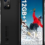 يوميدجي جوال بيسون X20 اندرويد 13 متين مقاوم للماء IP68/IP69K 6000mAh 12 (6+6) + 128GB/TF 1TB قابل للتوسيع وشاشة 6.55 انش NFC AGPS و4G ثنائي شرائح الاتصال