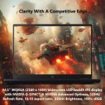 ⁦ايسر لابتوب بريداتور هيليوس نيو 14 للالعاب بتقنية الذكاء الاصطناعي، بطاقة عرض مرئي جيفورس RTX 4070، شاشة 14.5 انش WQXGA (2560×1600، 100% sRGB، جي-سينك)، انتل 16 كور الترا 7 155H، اضاءة خلفية RGB⁩ - الصورة ⁦4⁩