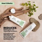 ⁦كريم وجه اربوتين 3% للبقع الداكنة وتسمير الشمس (عبوة من قطعتين) مع حمض الجليكوليك والكوجيك للعيوب والبقع الداكنة - فيتامين B5 ومستخلص عرق السوس بعامل حماية من الاشعة فوق البنفسجية 50 من بيوكوس - 50⁩ - الصورة ⁦4⁩