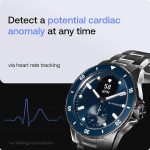 ⁦ويثينغز ساعة ذكية هايبرد من سكان ووتش، لون ازرق نوفا⁩ - الصورة ⁦3⁩