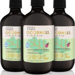 بايليس اند هاردينج شامبو مرطب طبيعي بنكهة البطيخ لا يسبب الدموع من جودنيس كيدز، 500 مل (عبوة من 3 قطع) - مناسب للنباتيين