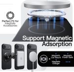 ⁦جيتك جراب مغناطيسي رفيع لموبايل ايفون 17 اير، متوافق مع ماج سيف، غطاء جوال رفيع للغاية وخفيف الوزن بلمسة نهائية غير لامعة وحماية كاملة لعدسة الكاميرا، شاشة 6.5 انش (اسود)⁩ - الصورة ⁦4⁩