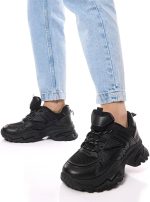 ⁦R&B Women's 325-0963FL003-2 Mesh Detail Lace Up Chunky Sneakers⁩ - الصورة ⁦6⁩
