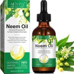 زيت النيم للبشرة، ضغط طبيعي نقي على البارد، خال من الهكسان يغذي البشرة والشعر ويقلل من الخطوط الدقيقة، 2.0 اونصة