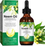 زيت النيم للبشرة، ضغط طبيعي نقي على البارد، خال من الهكسان يغذي البشرة والشعر ويقلل من الخطوط الدقيقة، 2.0 اونصة