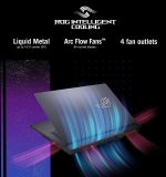 ⁦اسس لابتوب روج ستريكس G513RM للالعاب بمعالج AMD رايزن 7 6800H وذاكرة RAM 16GB وSSD 1TB وشاشة 15.6 انش WQHD (2560x1440) IPS 165Hz وانفيديا RTX 3060 6GB رمادي اكليبس وكيبورد انجليزي باضاءة خلفية RGB⁩ - الصورة ⁦3⁩