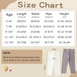 ⁦سروال كابري ضيق لليوغا للبنات من شيكدو، سروال صيفي كاجوال مطرز على شكل ارنب للبنات 3/4، عبوة من 4 قطع⁩ - الصورة ⁦6⁩